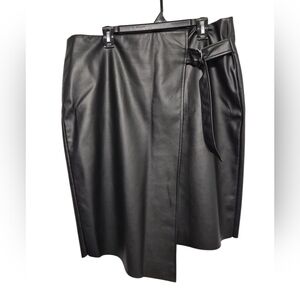 Addition Elle Black Asymmetrical Skirt